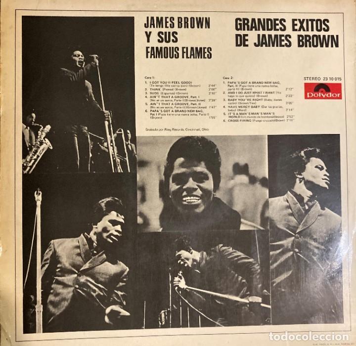 Discos de vinilo: DISCO LP J AMES BROWN GRANDES EXITOS DE JAMES BROWN. - Foto 2