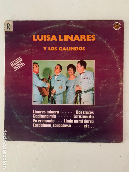 Discos de vinilo: LUISA LINARES Y LOS GALINDOS - Foto 1