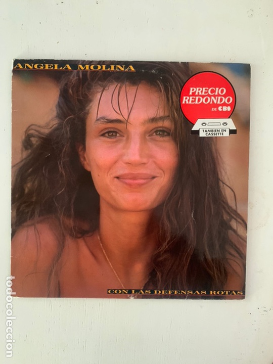 Discos de vinilo: ANGELA MOLINA- CON LAS DEFENSAS ROTAS - Foto 1