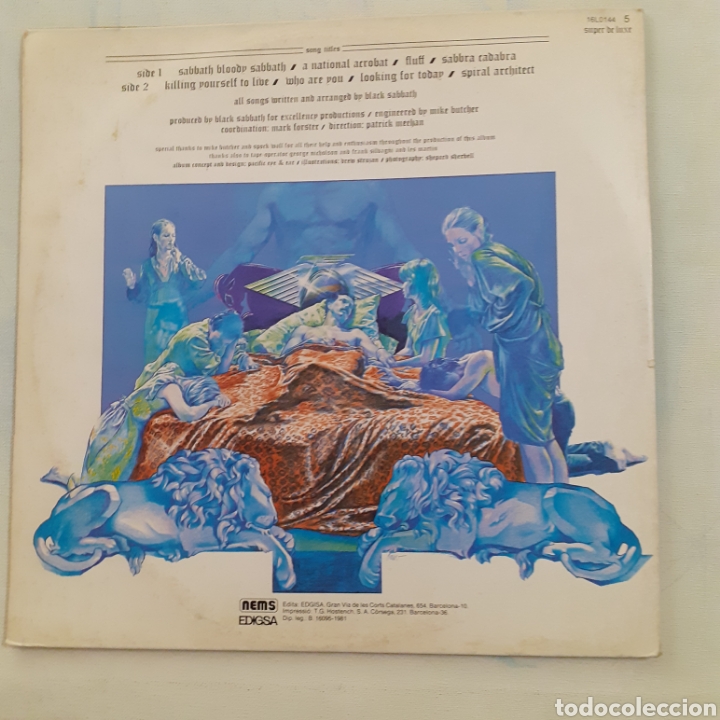 Discos de vinilo: 1981 Espa&ntilde;a. Black Sabbath. Sabbath Bloody Sabbath. Gatefold. - Foto 2
