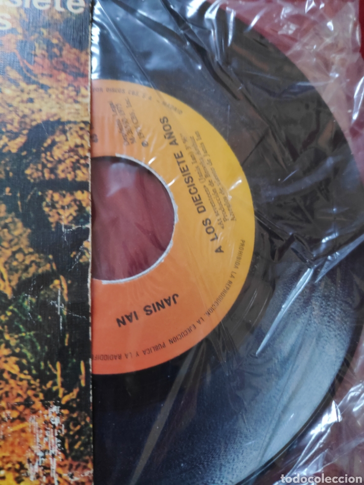 Discos de vinilo: Janis Ian - a los 17 a&ntilde;os - Single vinilo - Foto 4