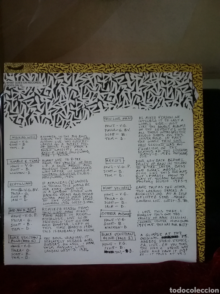 Discos de vinilo: GIANT SAND Doble Lp 1989 Original - Foto 3
