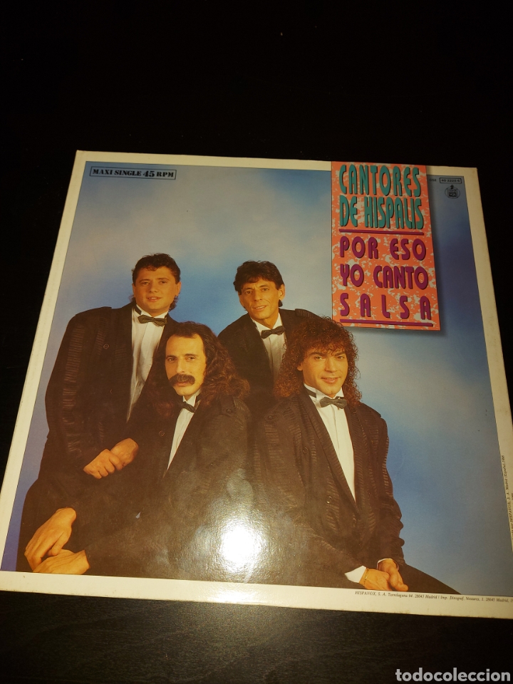 Discos de vinilo: Cantores de Hispalis con Paloma San Basilio - Por eso yo canto salsa - Hot summer samba