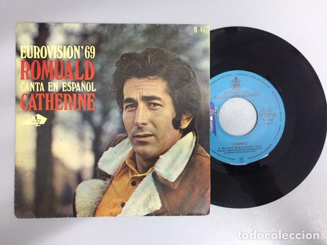 Discos de vinilo: Romuald canta en espa&ntilde;ol- Catherine/Cada vez (single) - Foto 1