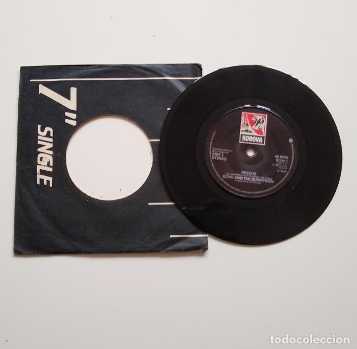 Discos de vinilo: ECHO & THE BUNNYMEN. RESCUE. 7&rdquo; - Foto 1