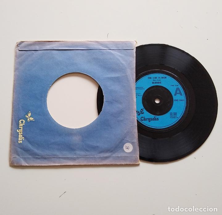 Discos de vinilo: BLONDIE. THE TIDE IS HIGHT 7&rdquo; - Foto 1
