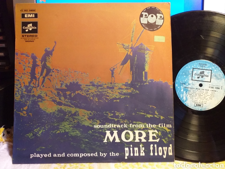 Discos de vinilo: PINK FLOYD MORE FRANCIA 1969 - Foto 1