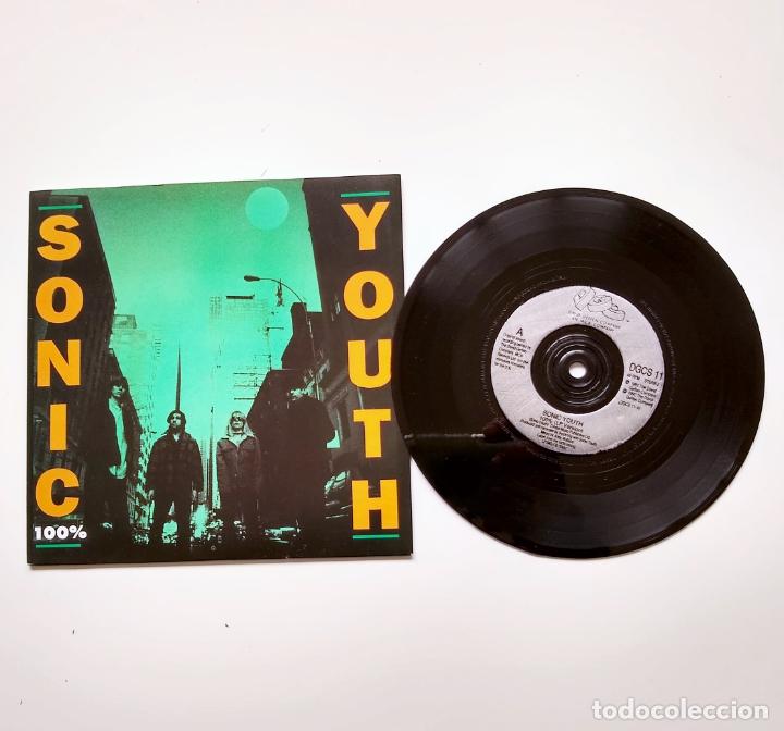 Discos de vinilo: SONIC YOUTH. 100%. 7&rdquo; - Foto 1