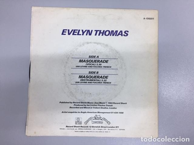 Discos de vinilo: Evelin Tomas - Masquerade (single promo) - Foto 2