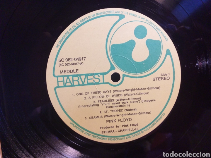 Discos de vinilo: PINK FLOYD MEDDLE HOLANDA 1971 - Foto 2