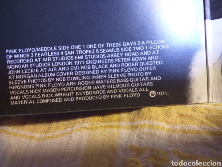Discos de vinilo: PINK FLOYD MEDDLE HOLANDA 1971 - Foto 6