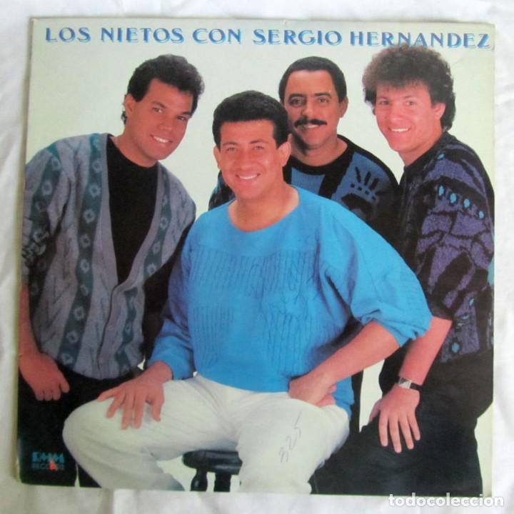 Discos de vinilo: Lp vinilo Los nietos con Sergio Hern&aacute;ndez - Foto 1