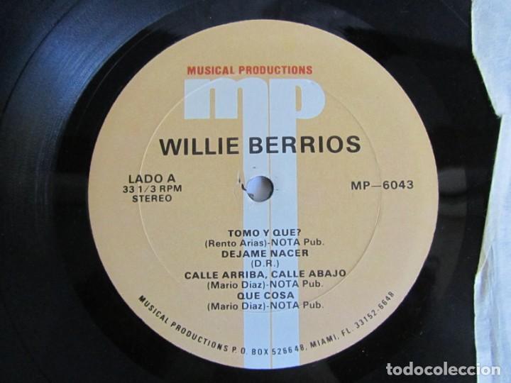 Discos de vinilo: Lp vinilo Williw Berrios, el A2nis 1991 - Foto 4