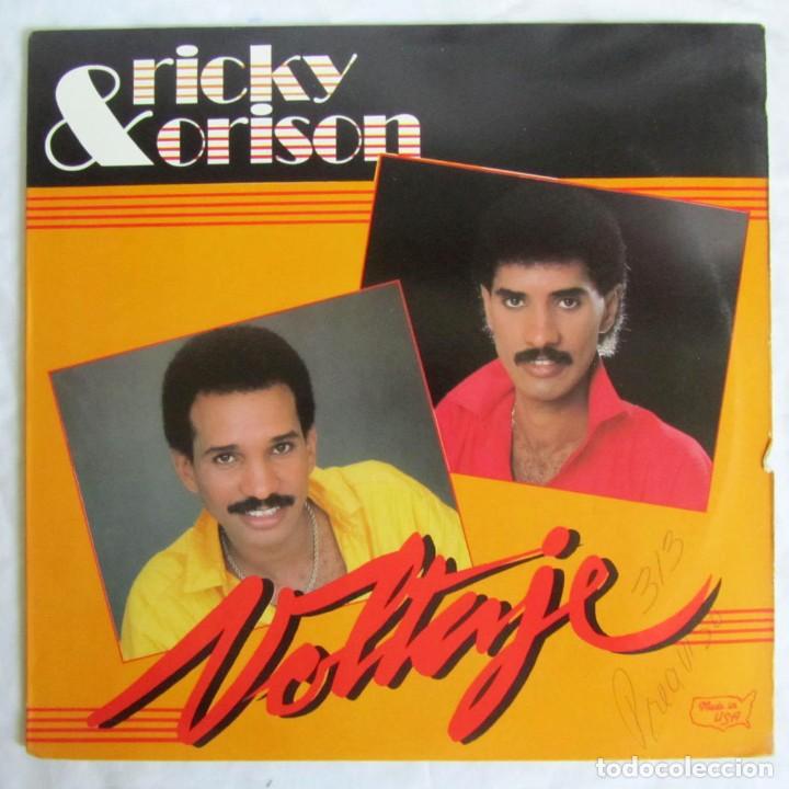 Discos de vinilo: Lp vinilo Ricky & Orison Voltaje 1987 - Foto 1