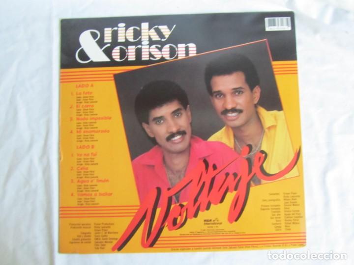 Discos de vinilo: Lp vinilo Ricky & Orison Voltaje 1987 - Foto 2