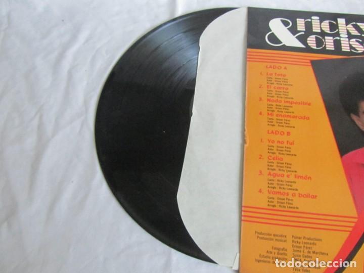 Discos de vinilo: Lp vinilo Ricky & Orison Voltaje 1987 - Foto 3