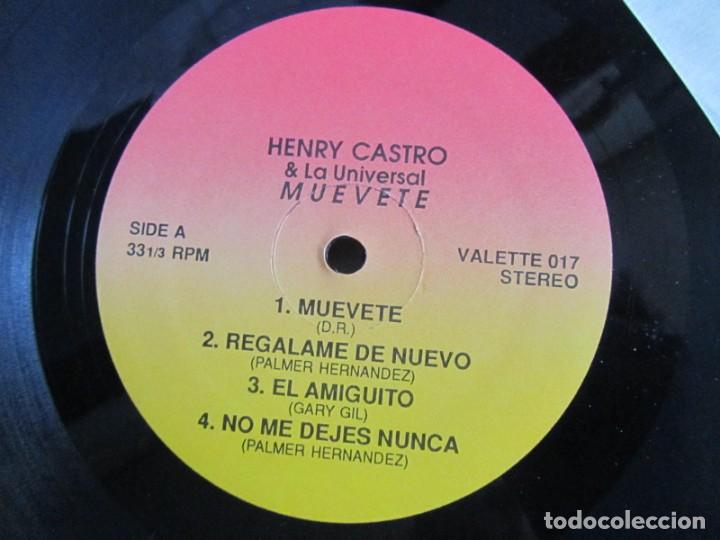 Discos de vinilo: Lp vinilo Henry Castro & La Universal, muevete - Foto 4