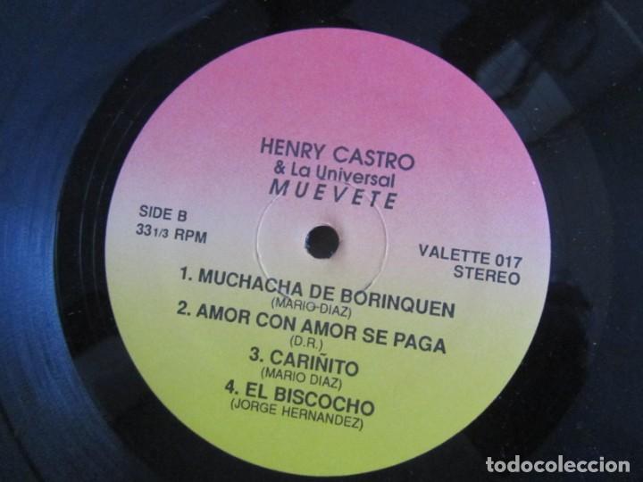 Discos de vinilo: Lp vinilo Henry Castro & La Universal, muevete - Foto 5
