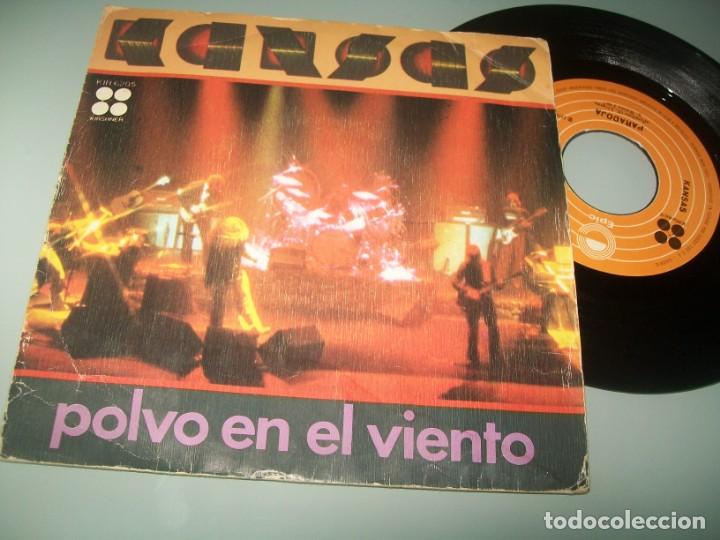 Kansas - polvo en el viento ..single de 1978 - - Vendido en Subasta
