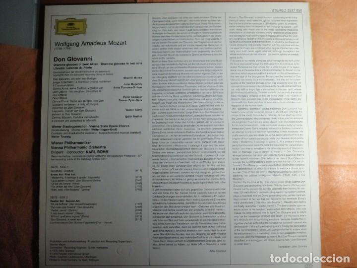 Discos de vinilo: LP Mozart - Don Giovanni - Foto 2