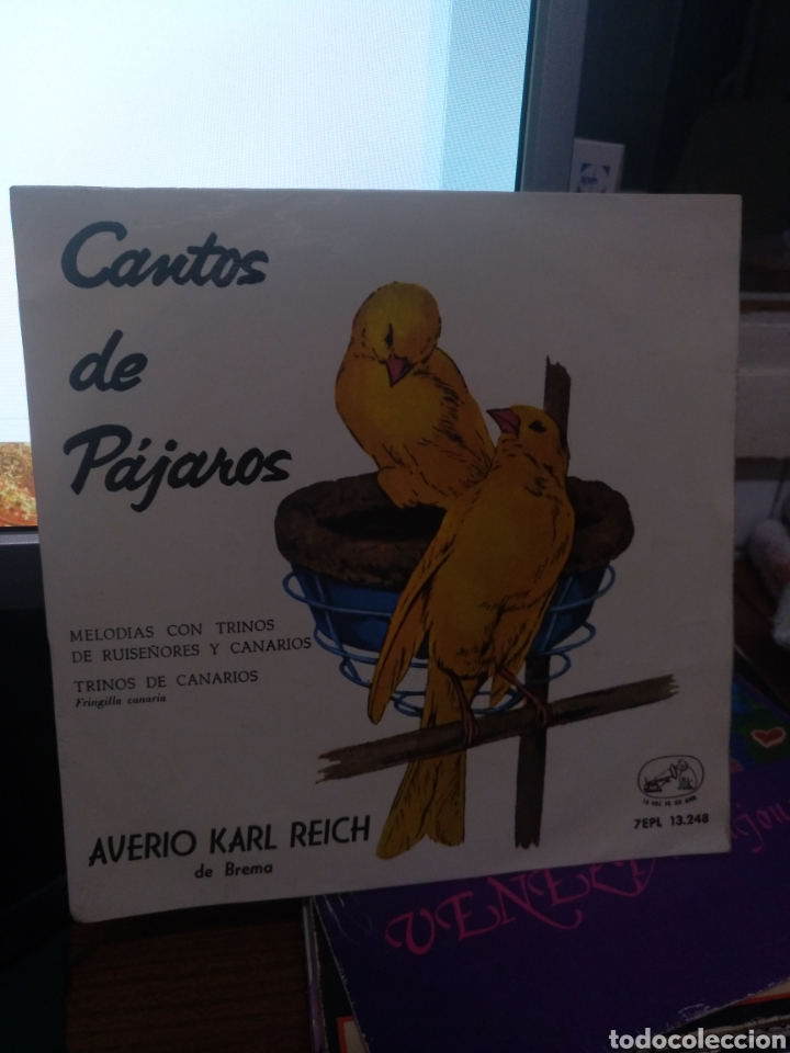 Discos de vinilo: Cantos de p&aacute;jaros EMI - Foto 1