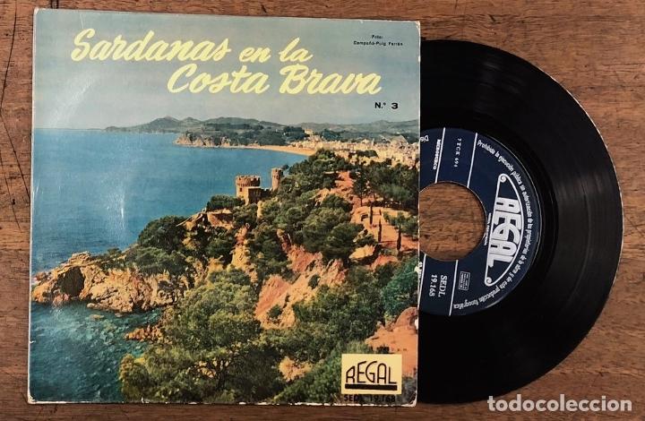 Discos de vinilo: SARDANAS EN LA COSTA BRAVA. N&ordm; 3. REGAL. - Foto 1