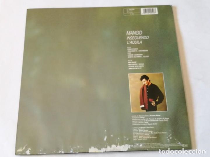 Discos de vinilo: Mango - Inseguendo LAquila - LP - 1988 - Foto 2
