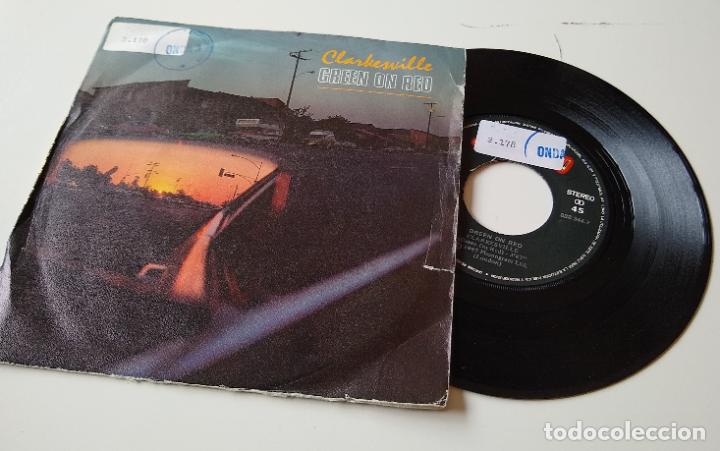 Discos de vinilo: GREEN ON RED. CLARKESVILLE 7&rdquo; - Foto 1