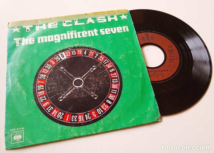 Discos de vinilo: THE CLASH. THE MAGNIFICENT SEVEN. 7&rdquo; - Foto 3