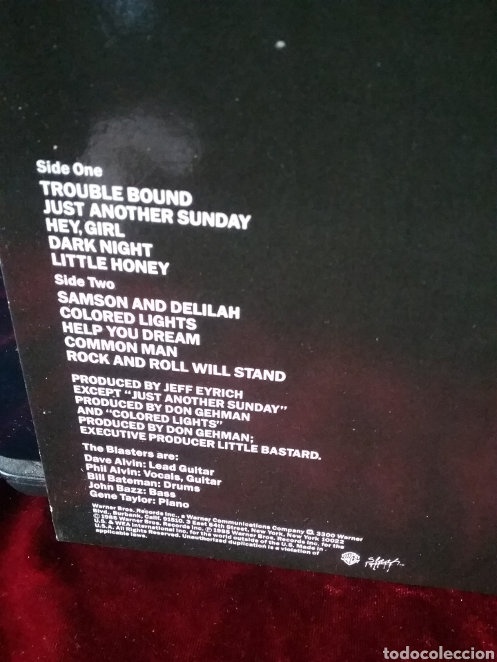 Discos de vinilo: THE BLASTERS Slash Records Lp Original del 1985 - Foto 3
