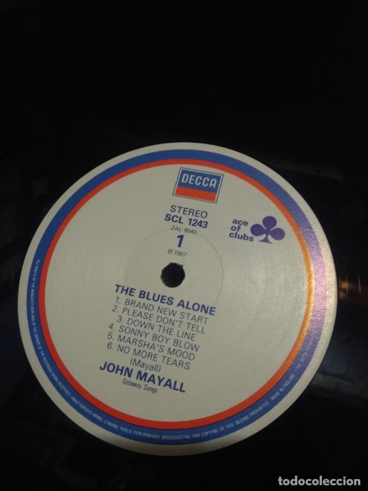 Discos de vinilo: LP JOHN MAYALL - THE BLUES ALONE - Foto 2