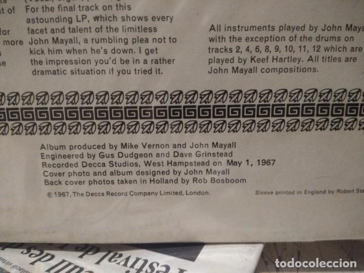 Discos de vinilo: LP JOHN MAYALL - THE BLUES ALONE - Foto 3