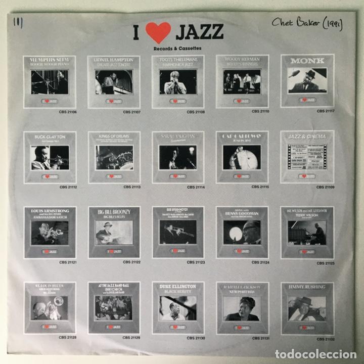 Discos de vinilo: Chet Baker &ndash; Chet Baker And Strings, Netherlands 1986 CBS - Foto 3