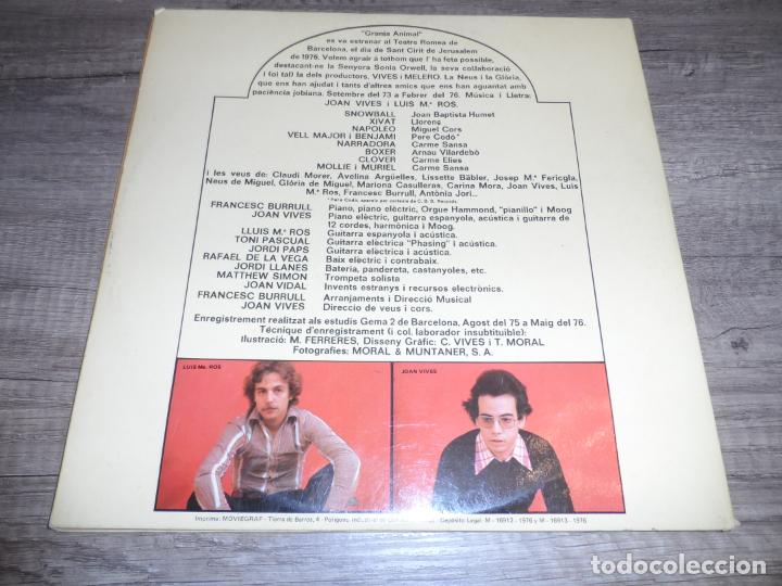 Discos de vinilo: GRANJA ANIMAL - PRIMERA OPERA ROCK EN CATALAN (2LP) - Foto 3