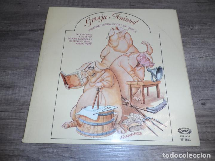 Discos de vinilo: GRANJA ANIMAL - PRIMERA OPERA ROCK EN CATALAN (2LP) - Foto 1