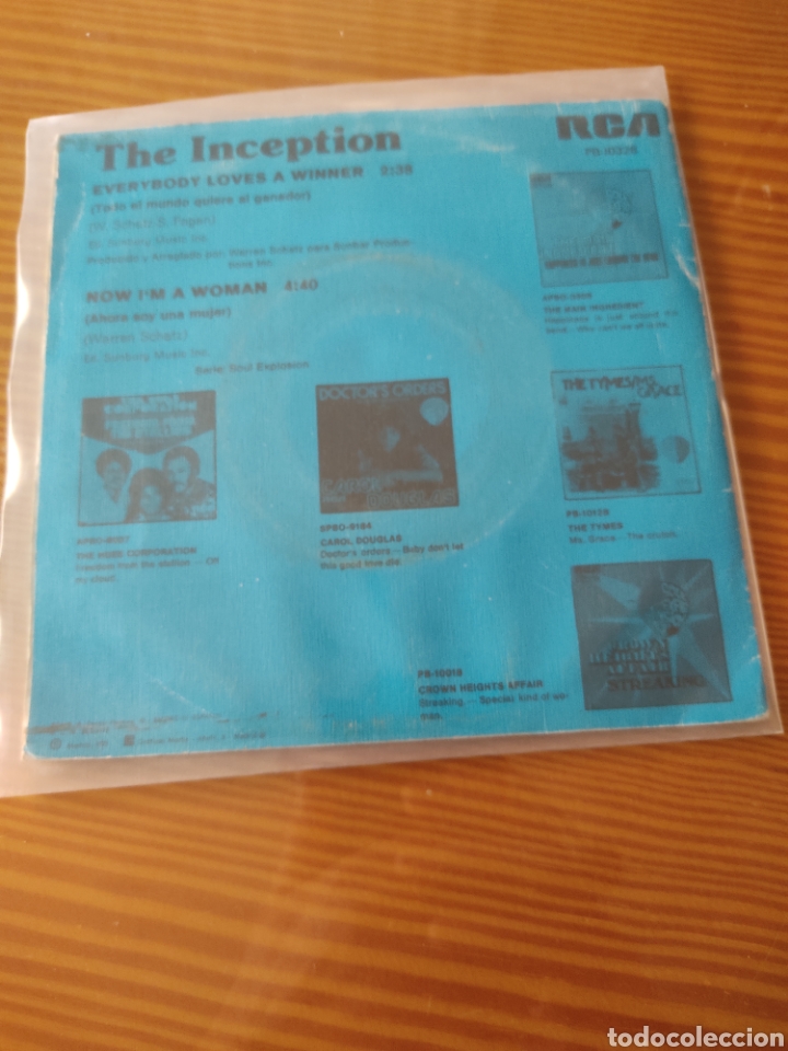 Discos de vinilo: Disco vinilo single THE INCEPTION - Foto 2