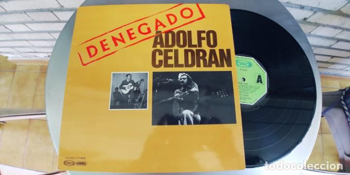 Discos de vinilo: ADOLFO CELDRAN-LP DENEGADO-ENCARTE LETRAS