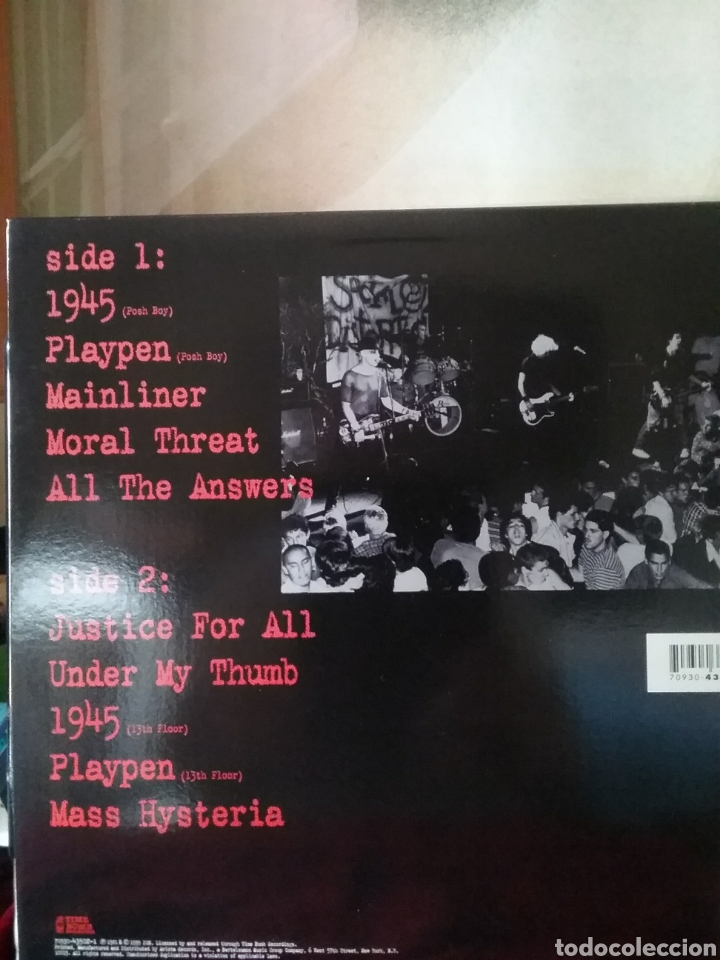Discos de vinilo: SOCIAL DISTORTION 1981 Edicion del 95 Time Bomp Records - Foto 2