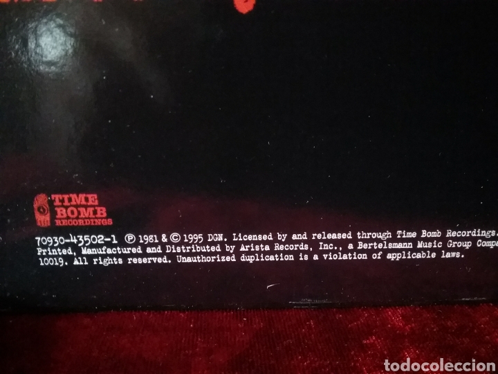 Discos de vinilo: SOCIAL DISTORTION 1981 Edicion del 95 Time Bomp Records - Foto 3