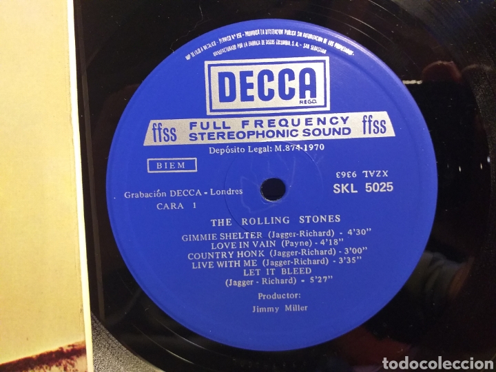 Discos de vinilo: ROLLING STONES LET IT BLEED EDICION ESPA&Ntilde;OLA - Foto 2