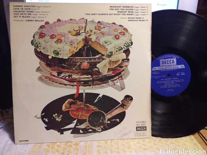 Discos de vinilo: ROLLING STONES LET IT BLEED EDICION ESPA&Ntilde;OLA - Foto 3