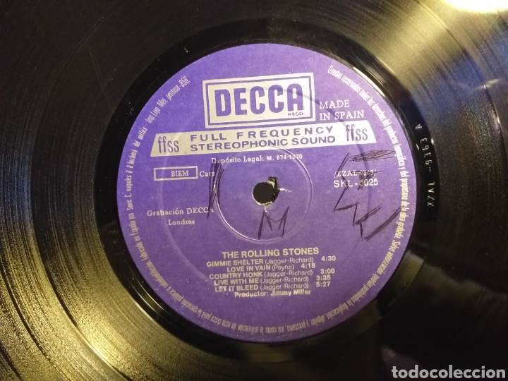 Discos de vinilo: ROLLING STONES LET IT BLEED EDICION ESPA&Ntilde;OLA - Foto 2
