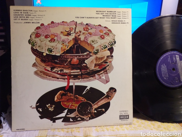 Discos de vinilo: ROLLING STONES LET IT BLEED EDICION ESPA&Ntilde;OLA - Foto 5