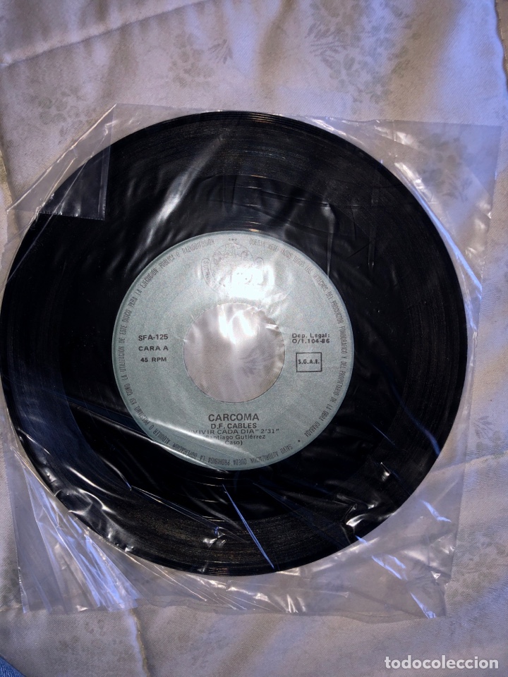 Discos de vinilo: Disco single 45 rpm CARCOMA 1986 - Foto 1