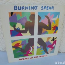 Discos de vinilo: BURNING SPEAR. PEOPLE OF THE WORLD. LP VINILO. GREENSLEEVES RECORDS. 1986