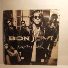 Disques de vinyle: BON JOVI - KEEP THE FAITH. Lote 210396510
