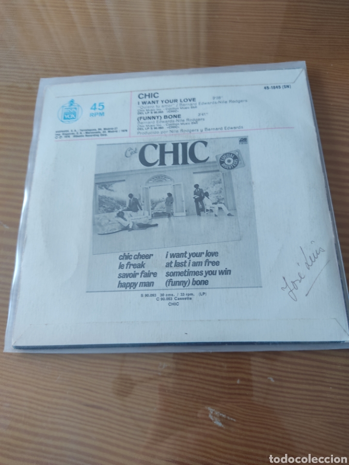 Discos de vinilo: Disco vinilo single CHIC - Foto 2