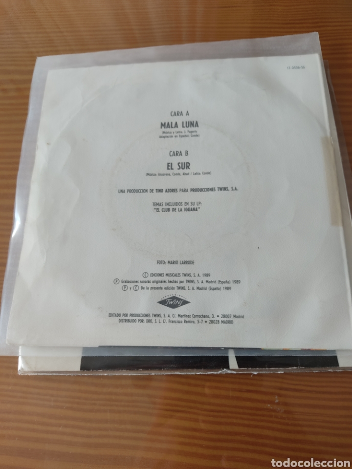 Discos de vinilo: Lote de 2 discos vinilo singles OLE OLE + MOSQUITOS - Foto 4