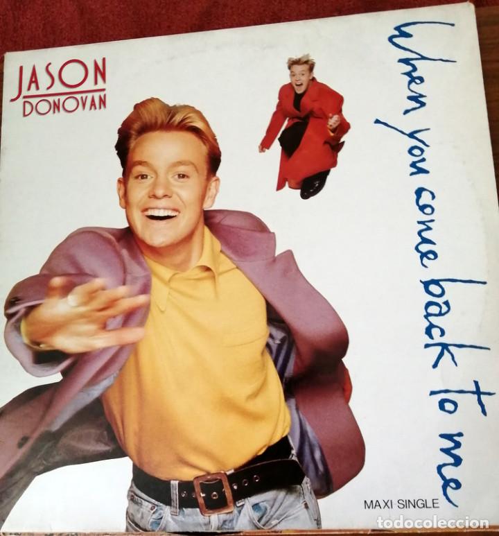 Discos de vinilo: Jason Donovan Maxi Single When you come back to me - Foto 1