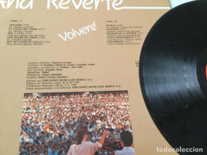 Discos de vinilo: Ana reverte- volver&eacute; - Foto 2